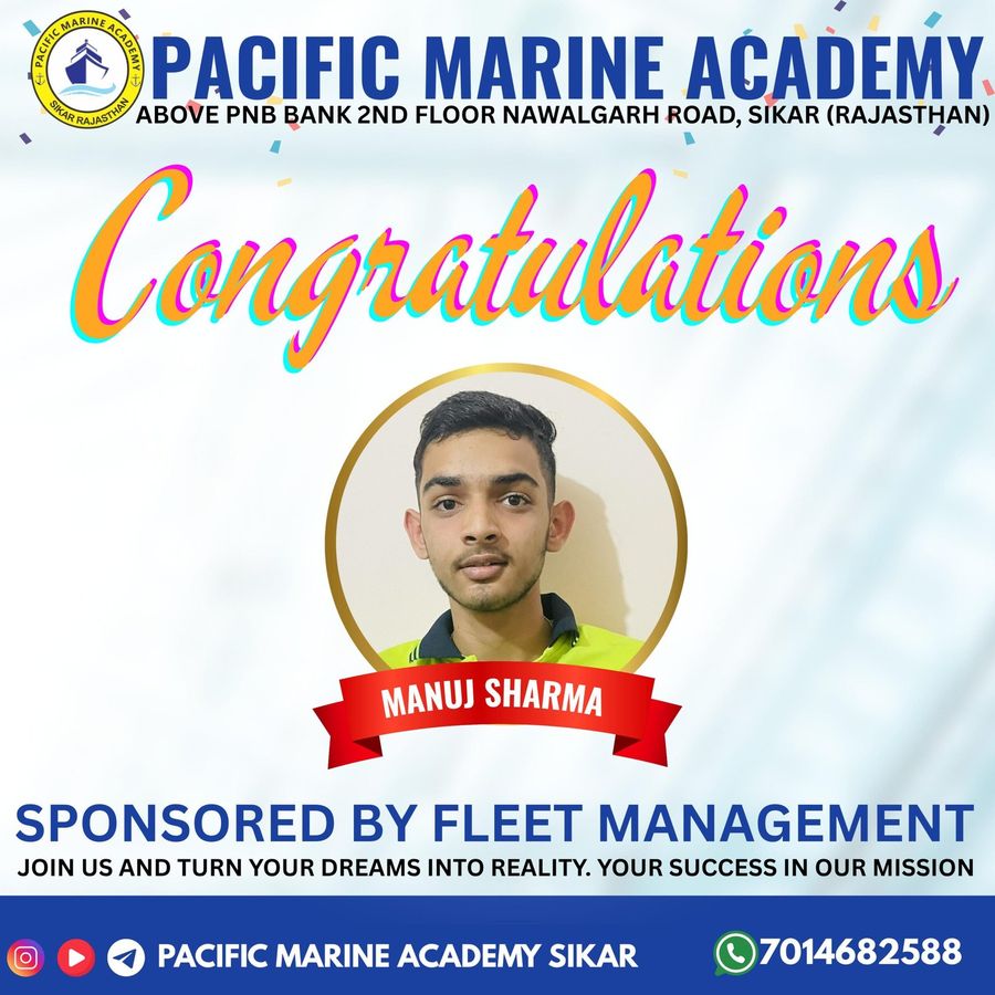 Sponsorship poster for Manuj Sharma