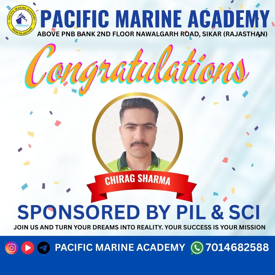 Sponsorship poster for Chirag Sharma