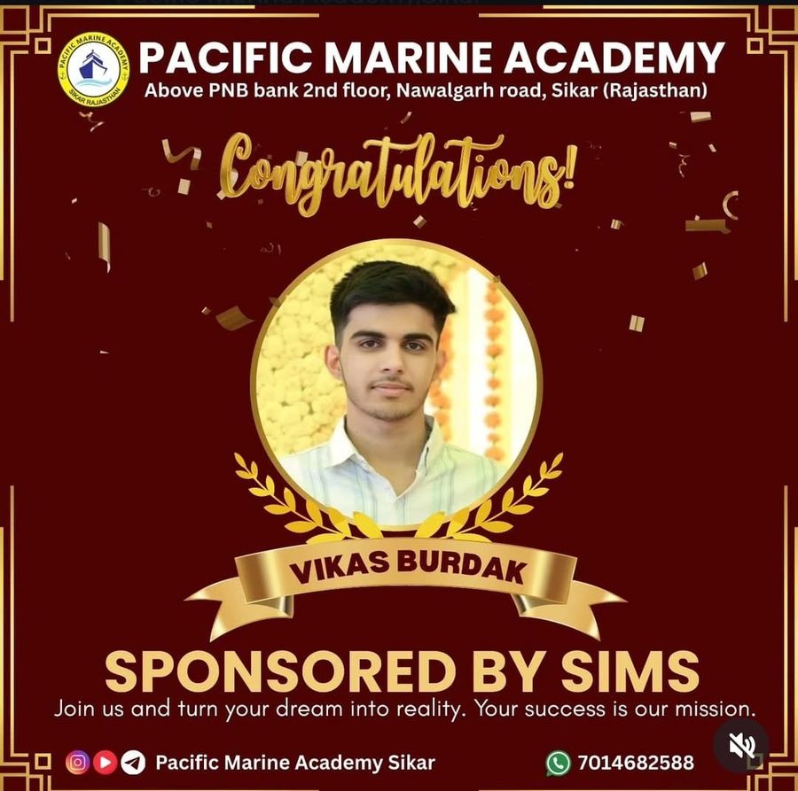 Sponsorship poster for Vikas Burdak